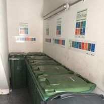 The same bin area, 48 hours after we started